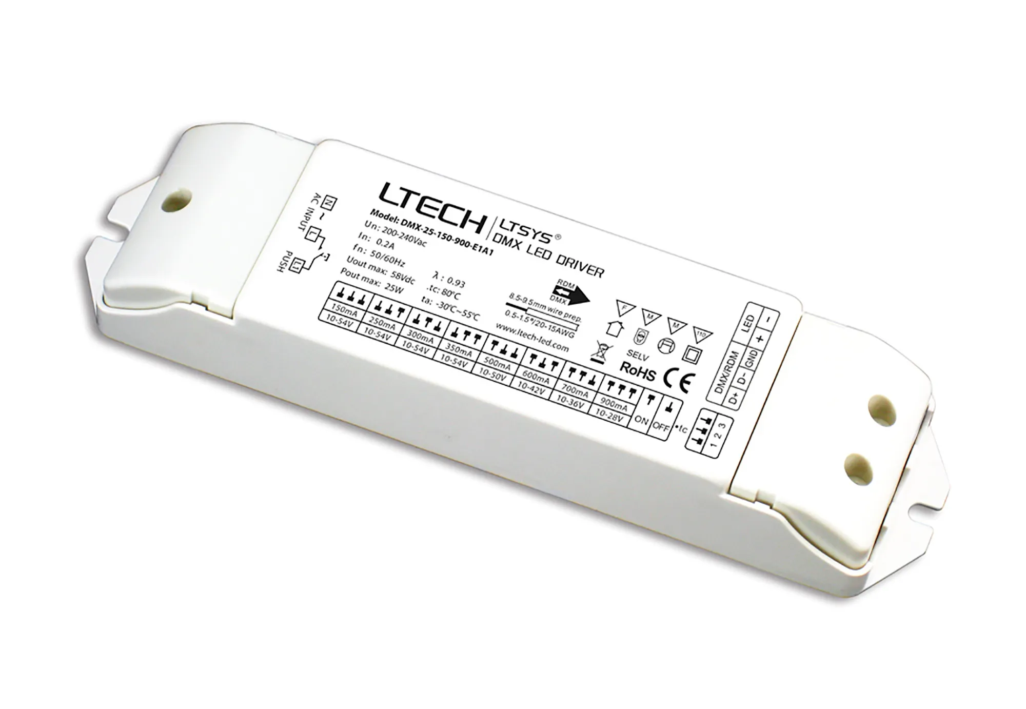 DMX Constant Current Drivers LTECH DMX Driver
